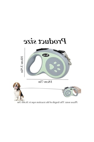 3 Metre Geri Çekilebilir Köpek Tasması, Ergonomik Tasarım