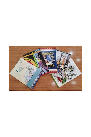 Defne Lotus Defter Karton Kapak 60 Yaprak Çizgili Defter