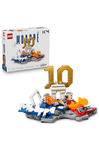 LEGO® Editions Kylian Mbappé – Unutulmaz Futbol Anları 43013 - 10 Yaş ve Üzeri Çocuklar için Dekoratif Futbol Modeli Yapım Seti (490 Parça)
