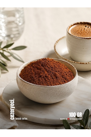 Cezeryeci Taze Çekim Türk Kahvesi Orta Kavrulmuş 100 G Çekirdek