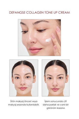 Collagen Tone-up Cream Aydınlık Ve Eşitlenmiş Cilt Kolajen İçerikli Yüz Kremi 30ml