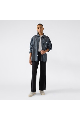 Champion Wide Leg Kadın Siyah Eşofman Altı 118613 2800282