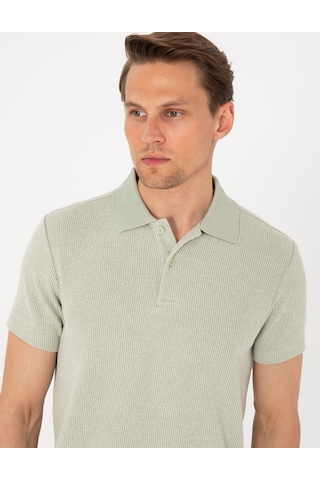 Pierre Cardin Erkek Haki Tişört 50310171-vr027 Haki