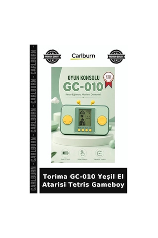 Delux Serisi Torima Gc-010 Yeşil El Atarisi Tetris Gameboy Nostalji Hediye Hobi
