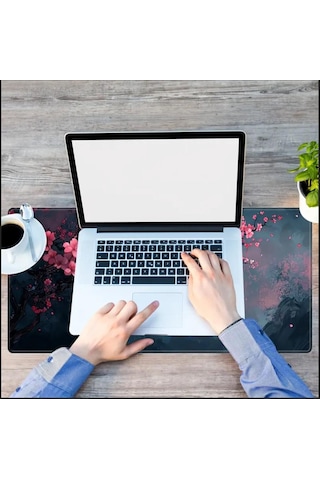 70x30 Cm Kiraz Çiçeği Temalı Kaydırmaz Taban Speed Yüzey Oyuncu Mouse Pad Gaming