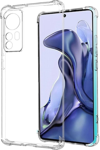 Xiaomi Mi 12 Kapak Kamera Korumalı Airbag Antishock Köşe Korumalı Silikon Şeffaf