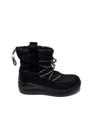 Bot Kar Kadın 6381 6j Jacalu Textile Upper And Leather-pu Sole Black Black