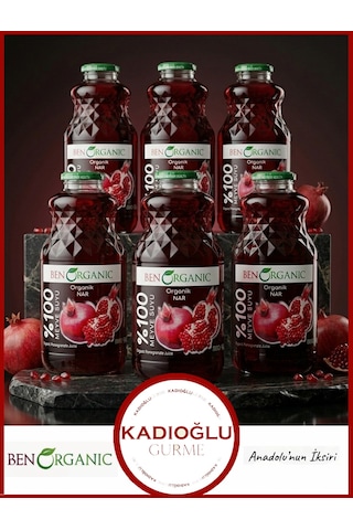 Benorganic Organik Nar Suyu 946 Ml X 6 Adet