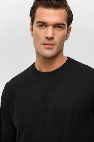 Süvari Siyah Regular Düz Bisiklet Yaka Sweatshirt Sw2013700013-s09 Siyah