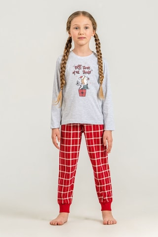 Arnetta Wonderful Time Anne Kız Gri Uzun Kol Pijama Takım Ar3733-a-v1 Ar3733-a-v1