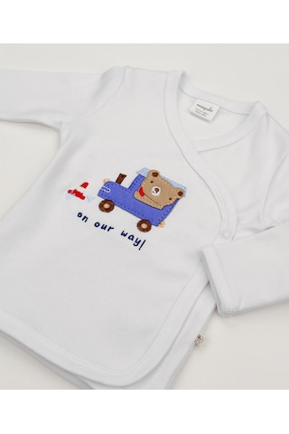 Minipolo Sezgibaby 5'li Yenidoğan Erkek Hastane Çıkışı Hediye Seti Mavi