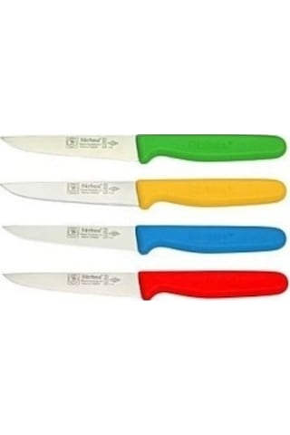 Sürbisa 4 Adet Renkli 61004 Sebze Bıçağı Boy 9.5 cm
