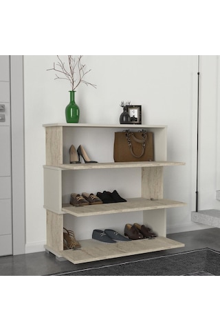 Dekorister Napolyon Ayakkabılık Kumtaşı - Traverten Beyaz