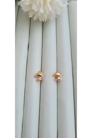 Xuping Dolphin Küpe Altın