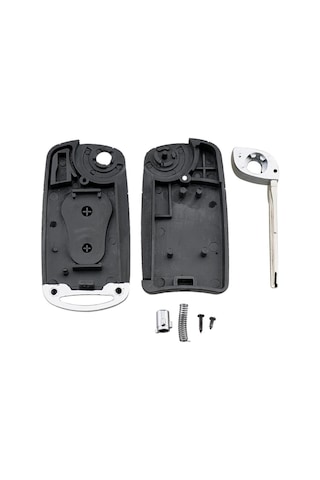 2 Düğme Yükseltilmiş Çevirme Katlanır Uzaktan Araba Anahtarı Durum Ssangyong Actyon / Kyron / Rexton Uyumlu Fit