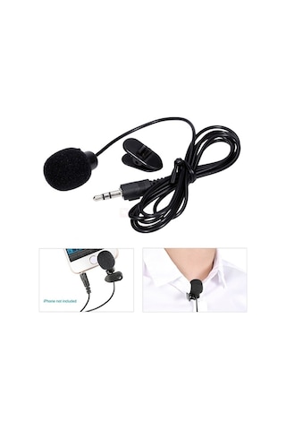 Wozlo 3.5 Mm Stereo Yaka Mikrofonu Canlı Yayın Tiktok Mikrofon