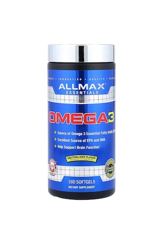 Allmax Essentials Omega-3 Epa Dha 180 Softgels