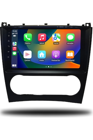 Navmina Mercedes C Class W203 W209 Android Carplay Multimedya 1999-2007 4gb Ram + 64gb Hafıza + 8 Çekirdek