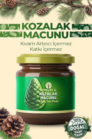 Doğal Kozalak Macunu Enerji Ve Direnç Desteği %100 Katkısız Bitkisel