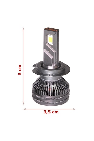 Alfa Romeo 6 1979-1983 Far Ampulü Gt Nano Beyaz H1 Mini Led Xenon Şimşek Etkili 22000 Lümen