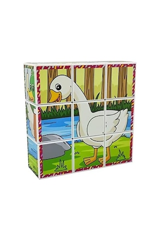 Uçan Hayvanlar 3d Manyetik Puzzle 9 Mıknatıslı Küp 6 Yapboz