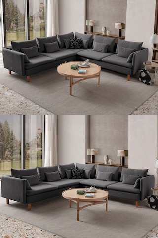 Flexy L Köşe Takımı Antrasit