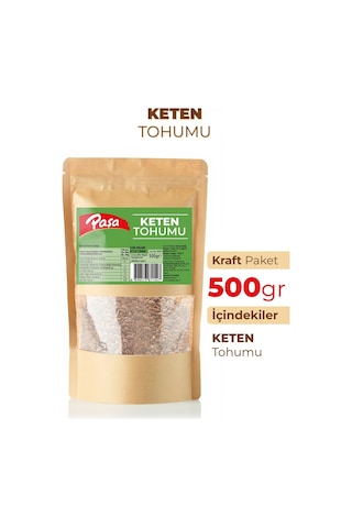 Keten Tohumu 500 Gr Yüksek Lifli Ve Omega-3 Kaynağı