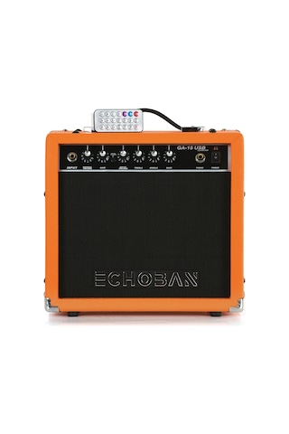 Echoban Ga15usb 15 Watt Turuncu Gitar Amfisi Usb