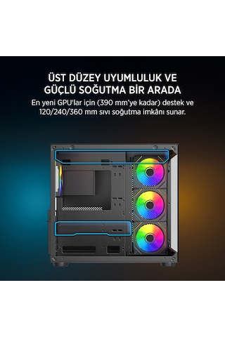 James Donkey Stark S800 4x Argb 750w Black Kasa