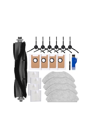 Sointeresting Airrobo T20 Robot Süpürge Ana Yan Fırça Hepa Filtreler Paspas Bezi Toz Torbaları Yedek Parçaları