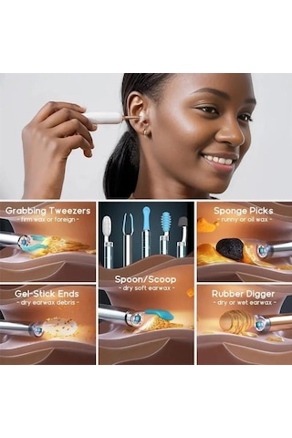 Bebırd Home 30s Famıly Edıtıon 10mp Kamera 3.5mm Lens Şarjlı Wıfı Görüntülü Kulak Temizleme Seti