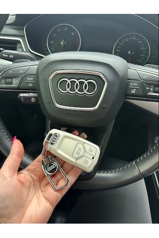 T-carbon Audi Audi İçin Silikon Anahtar Kılıfı A4 A5 A6 Q3 Q5 Q7 Q8 286764970