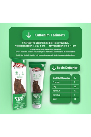 Kısırlaştırılmış Kedi Paste 100 G - 48 Adet