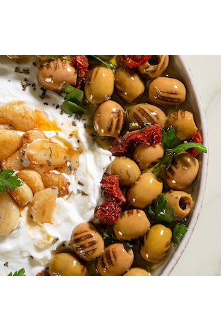 Kozoliv Zeytin Salatası Çekirdeksiz Izgara Doğal Yeşil Zeytin 290 G