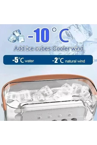 Moly Taşınabilir 3'ü 1 Arada Fan Klima, Evde Kullanışlı Küçük Hava Eğilim Ürünü