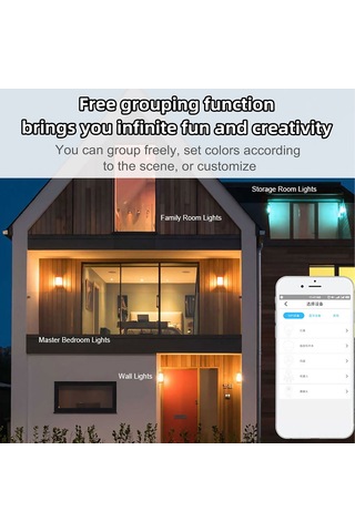 Qingmipy E27 Wifi Akıllı Ampul, Rgbcw Renk Ve Parlaklık Ayarlı, Alexa/google Home Ses Kontrolü, Uzak Kumanda Ve Zamanlama Fonksiyonu 9w 850lm Dohome Uygulaması