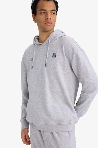 Defacto Boxy Fit Kapüşonlu Sweatshirt F8656ax26spgr389 Gri-gr389