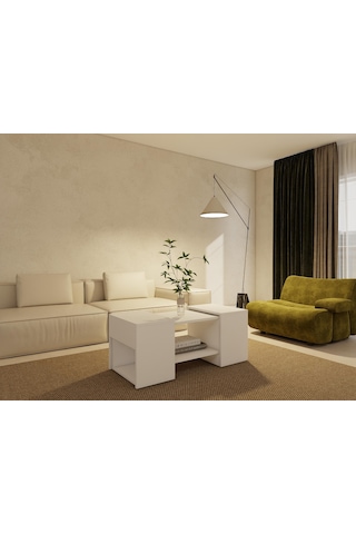 Lupo Orta Sehpa Beyaz