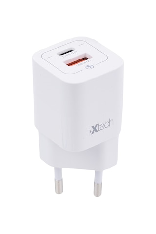 Ixtech 6971202170683 33w Akıllı Hızlı Şarj Cihazı Beyaz
