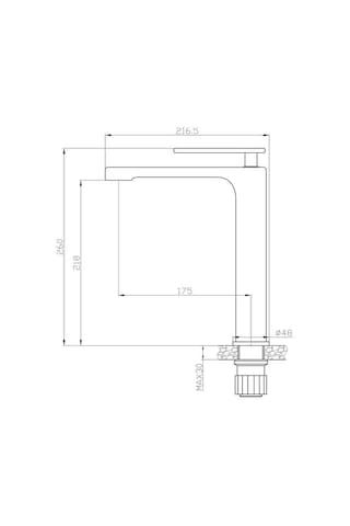 Newarc Zeta 671001 Çanak Tipi Lavabo Bataryası