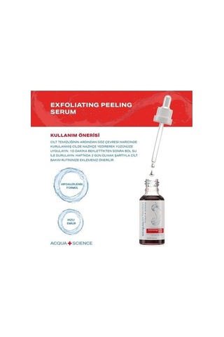 Acqua Perfection Exfoliating Cilt Tonu Eşitleyici Ve Yenileyici Peeling Serum 30 Ml 10'li Paket