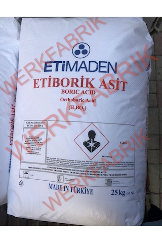 Borık Asıt %100 Saf E284 1 Kg