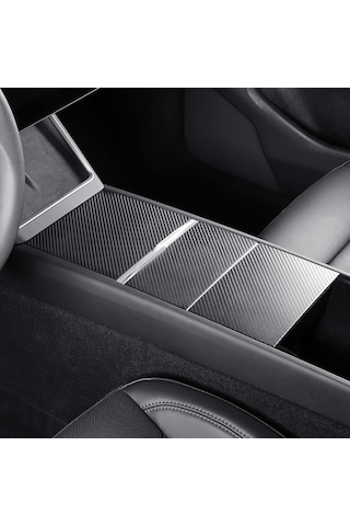 Tesla Model Y Juniper İçin Uyumlu Orta Konsol Silikon Koruyucu Kaplama - 3 Parça
