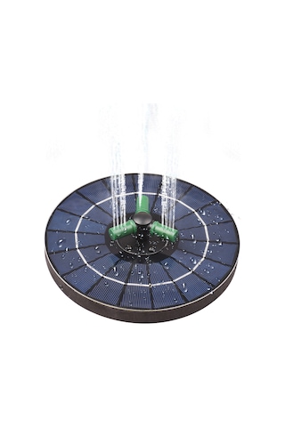 360 Dönebilen Nozullu 4 W Renkli Güneş Çeşmesi Pompası