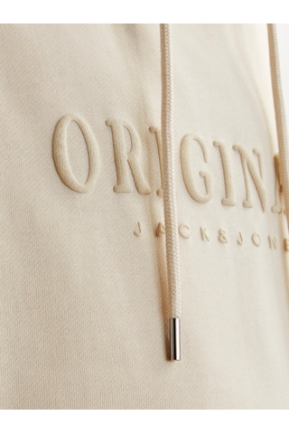Jack&jones Jorfrederıksberg Sweat Hood Sn Gri
