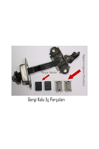 Barrer Nissan X-Trail T30 Kapı Gergi (Limitör) Tamir Kiti 2001-2007