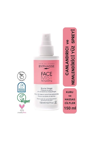 Byphasse Canlandırıcı ve Nemlendirici Yüz Spreyi 150 ML