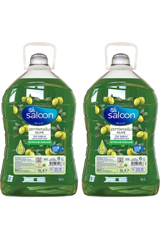 Saloon Zeytinyağlı Sıvı Sabun 2 x 3 L