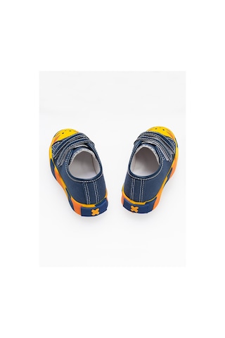 Tiger Cırtlı Kanvas Ortopedik Sneakers Lacivert