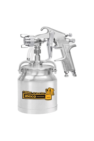 Ingco ASG2101 Boya Tabancası HVLP 1000 CC Alttan Depo